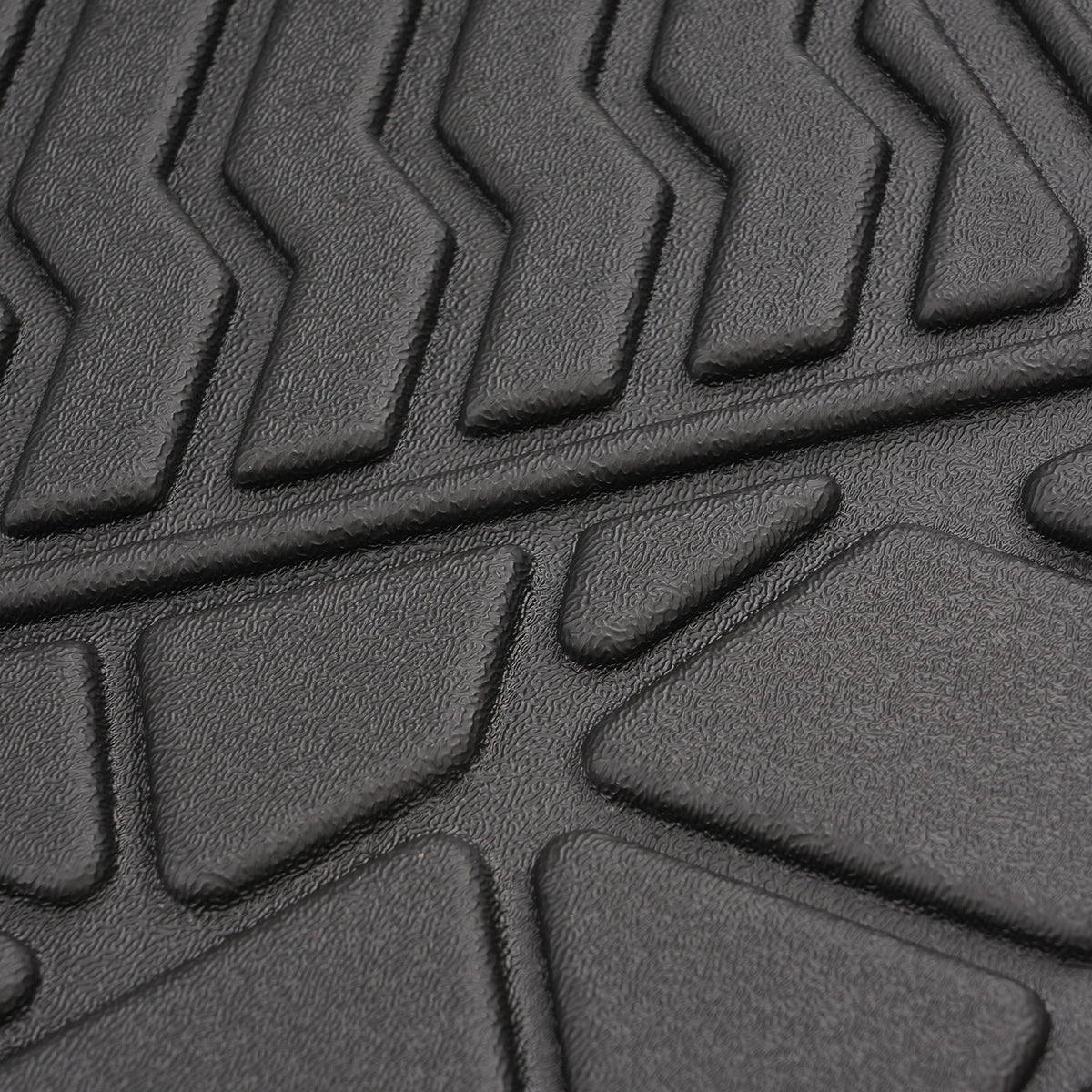 3D Floor MatsCargo Liner Set compatible For Toyota 4Runner 2013-2024 5-Seats Black TPE