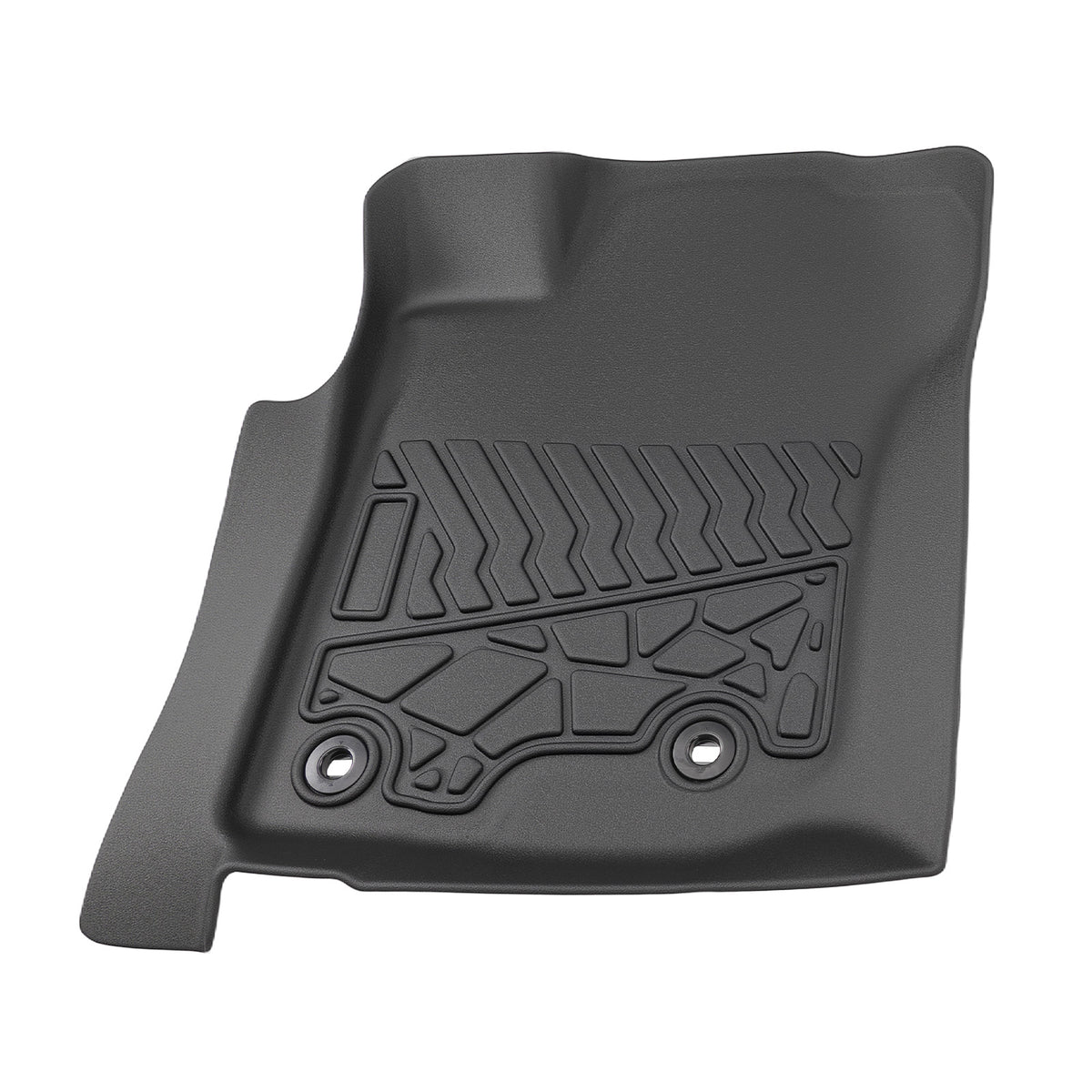 3D Floor MatsCargo Liner Set compatible For Toyota 4Runner 2013-2024 5-Seats Black TPE