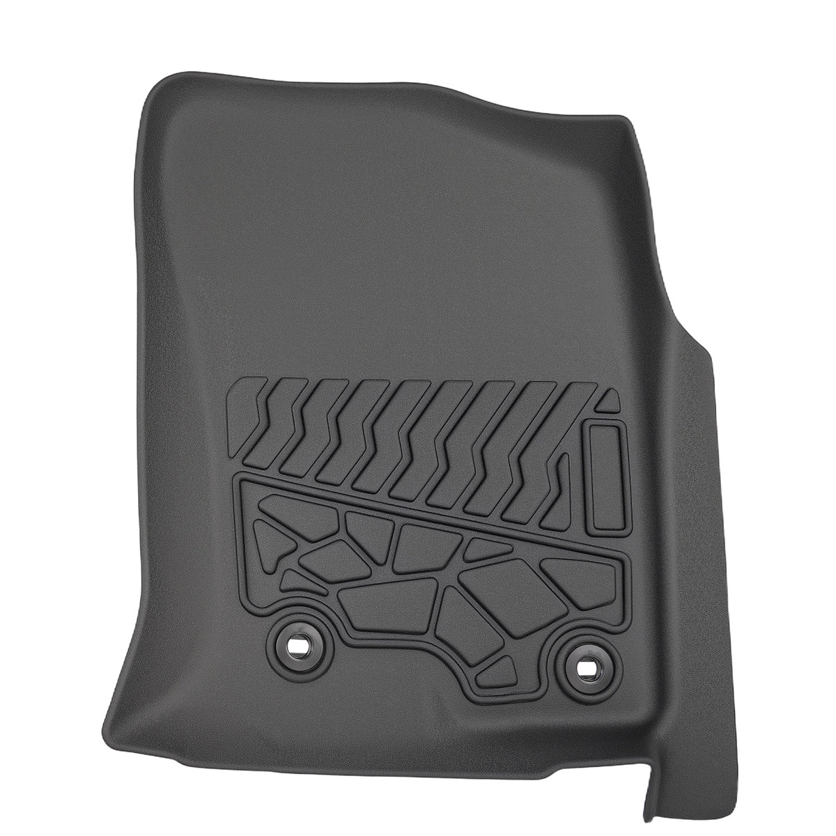 3D Floor MatsCargo Liner Set compatible For Toyota 4Runner 2013-2024 5-Seats Black TPE