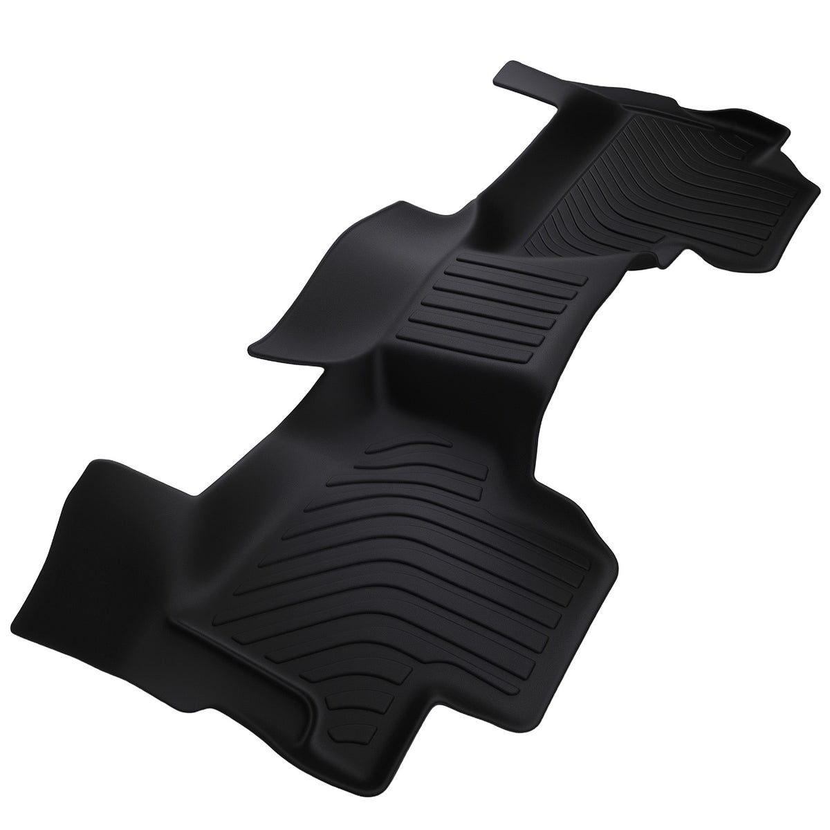 All- Weather Floor Mats compatible For Chevrolet Tahoe/Yukon 2015-2020  Black TPE Rubber