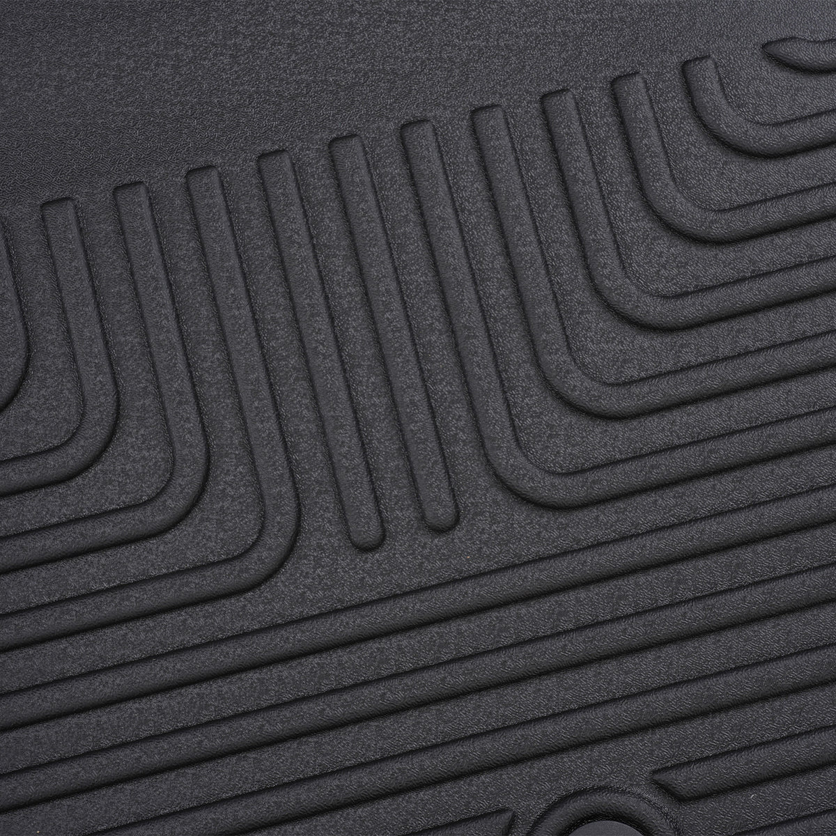 Black All- Weather Floor Mats compatible For Kia Telluride 2020-2025 TPE Rubber Floor Liners