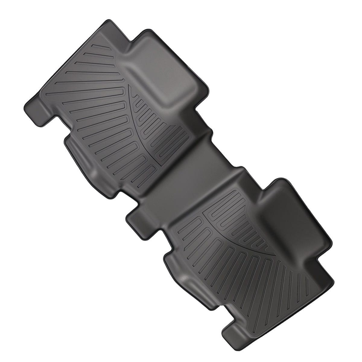 3-Piece Floor Mats compatible For Toyota RAV4 2013-2018 Black TPE Rubber FrontRear Set