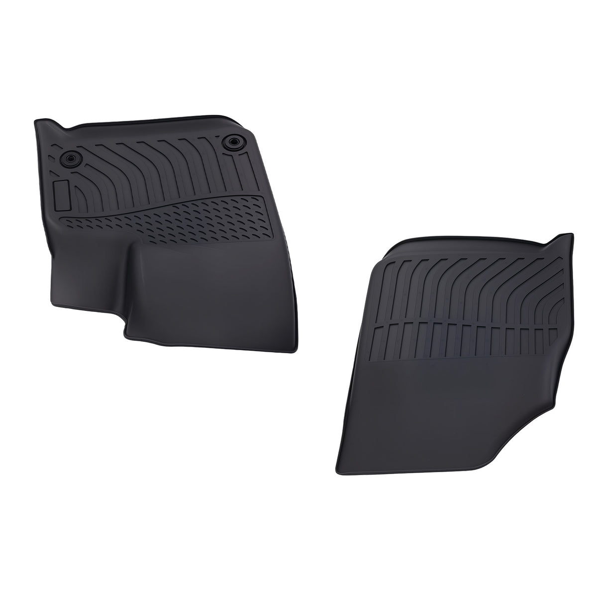 Waterproof Floor Mats compatible For Chevrolet Traverse 2018-2025 7 compatible For Seat TPE Black