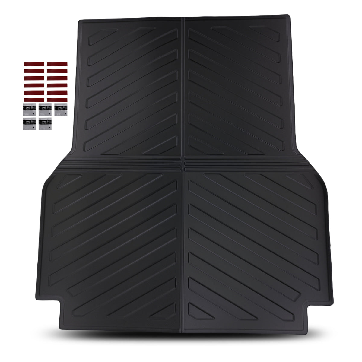 5FT Trunk Bed Mat compatible For Toyota Tacoma 2005-2023 TPE Black Heavy Duty Boot Liner