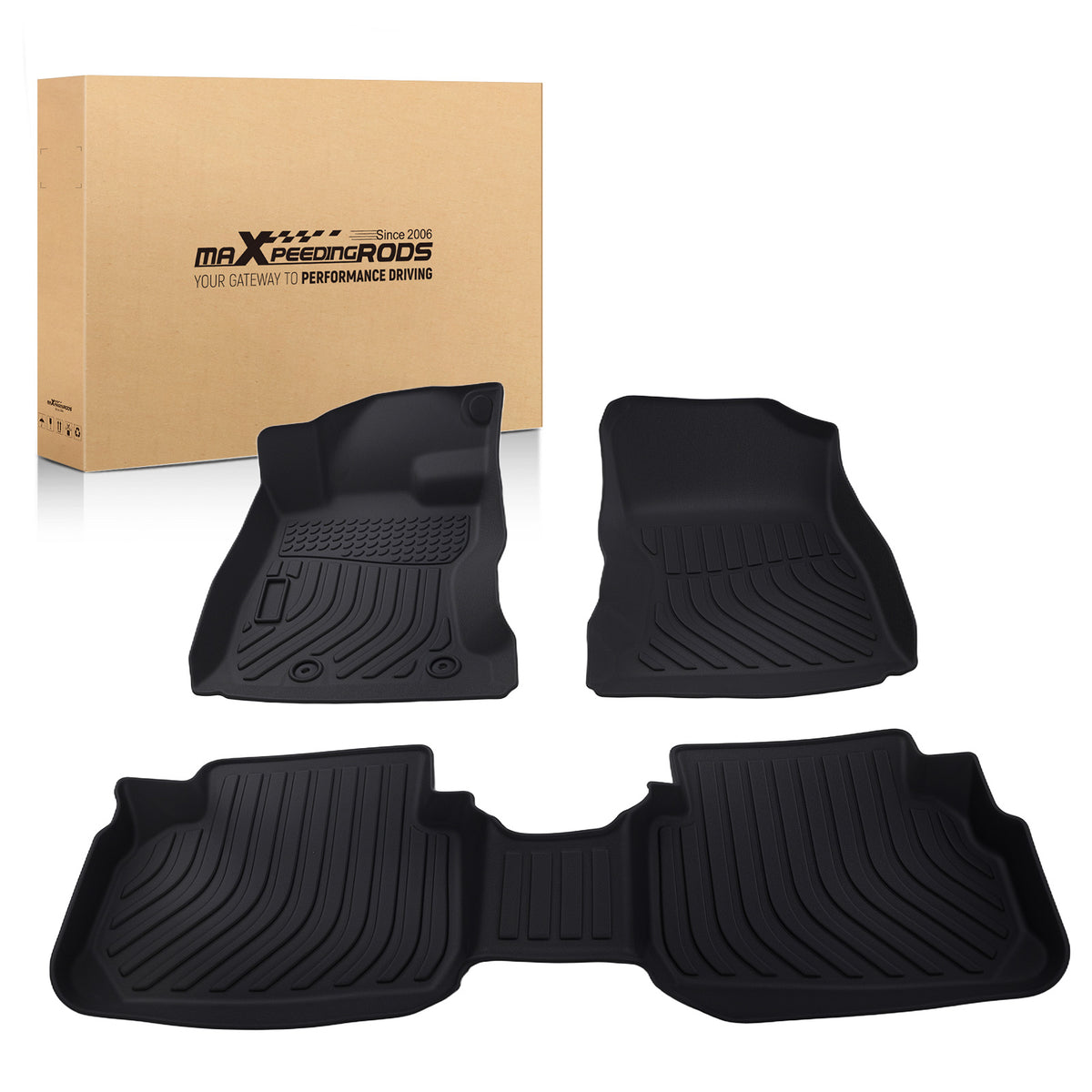All  Weather TPE Floor Mats compatible For Subaru WRX 2022-2024 Carpet Floor Mat Waterproof