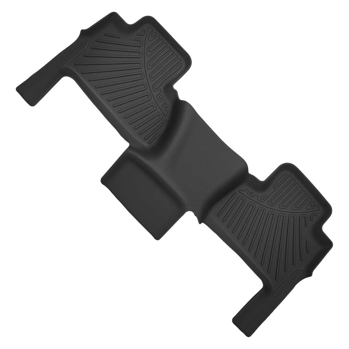 3PC All Season TPE Floor Mats compatible For Chevrolet Tahoe GMC Yukon 15-20 Black Set