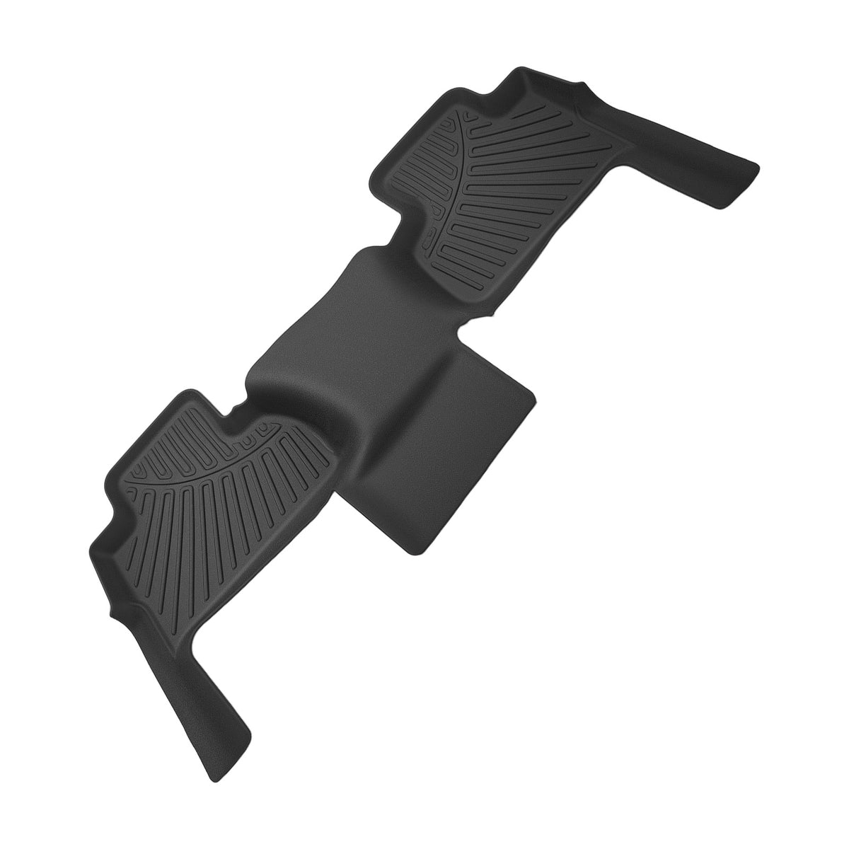 3PC All Season TPE Floor Mats compatible For Chevrolet Tahoe GMC Yukon 15-20 Black Set