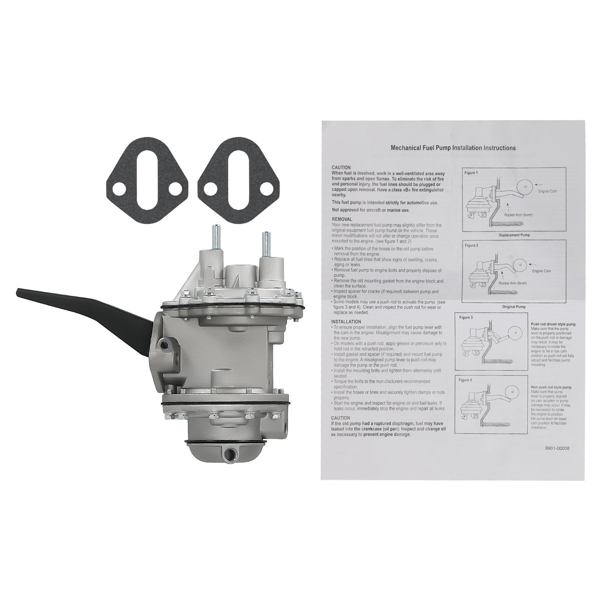 Fuel Pump For 1955-1958 compatible For Ford Fairlane 500 Ranch Wagon Y-Block V8 ECG-9350-J