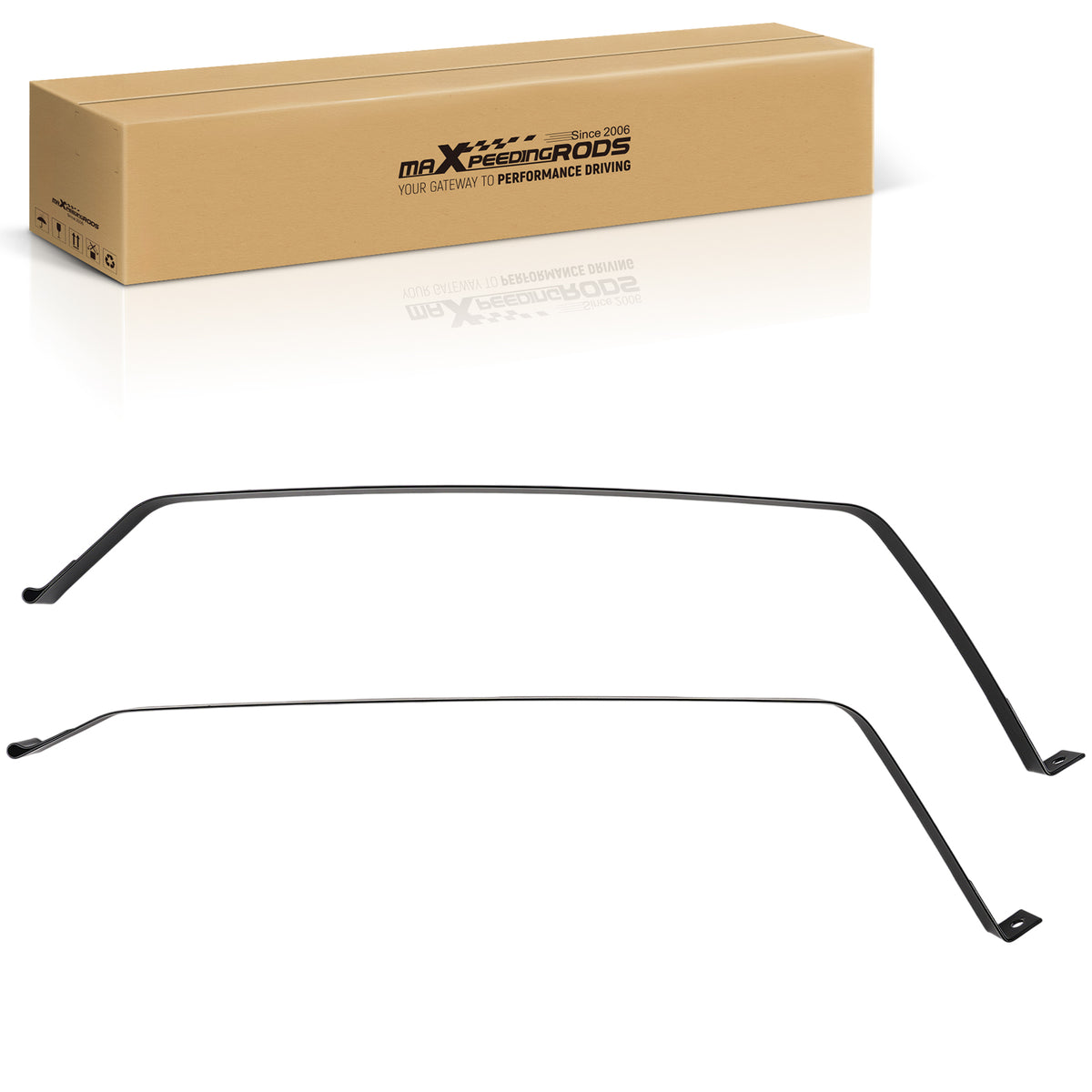 2x Fuel Tank Straps compatible For Lexus ES300 ES330 ES350 2002-2012 compatible For Toyota Camry 2002-2011