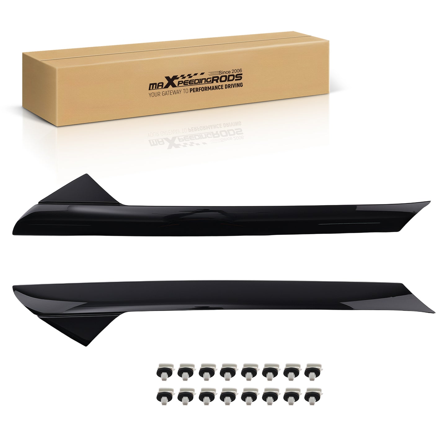 A Pillar Molding compatible For Ford Explorer Platinum/Sport 2011-2019 2PC