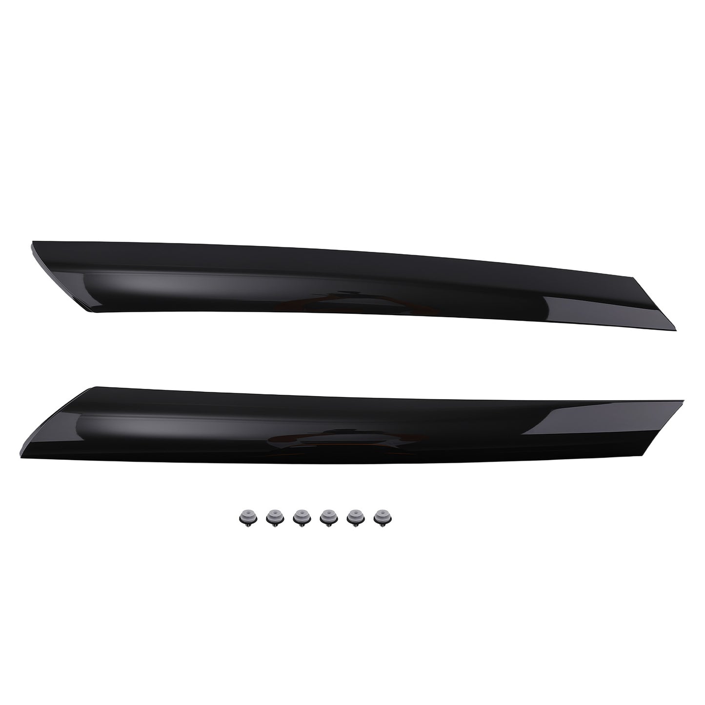 Exterior Window Pillar Trim compatible For Kia Soul Base Plus 2010-2013 86170-2K000 Black