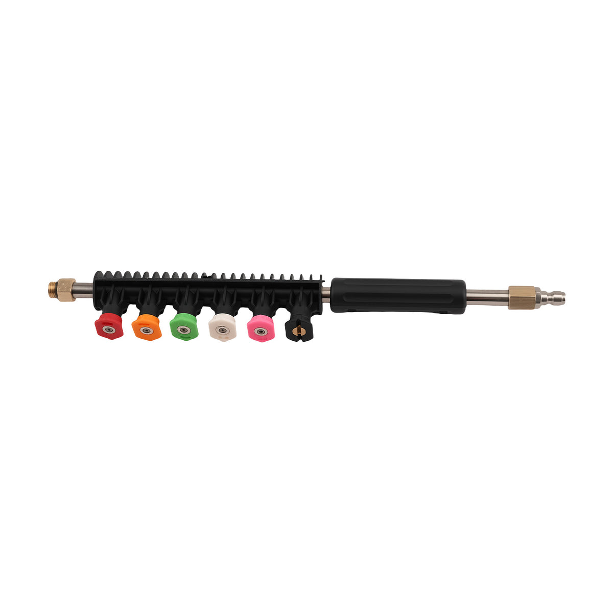 High Pressure Washer Extension Wand Power Washer Lance 4000PSI W/ 6 Nozzle Tips