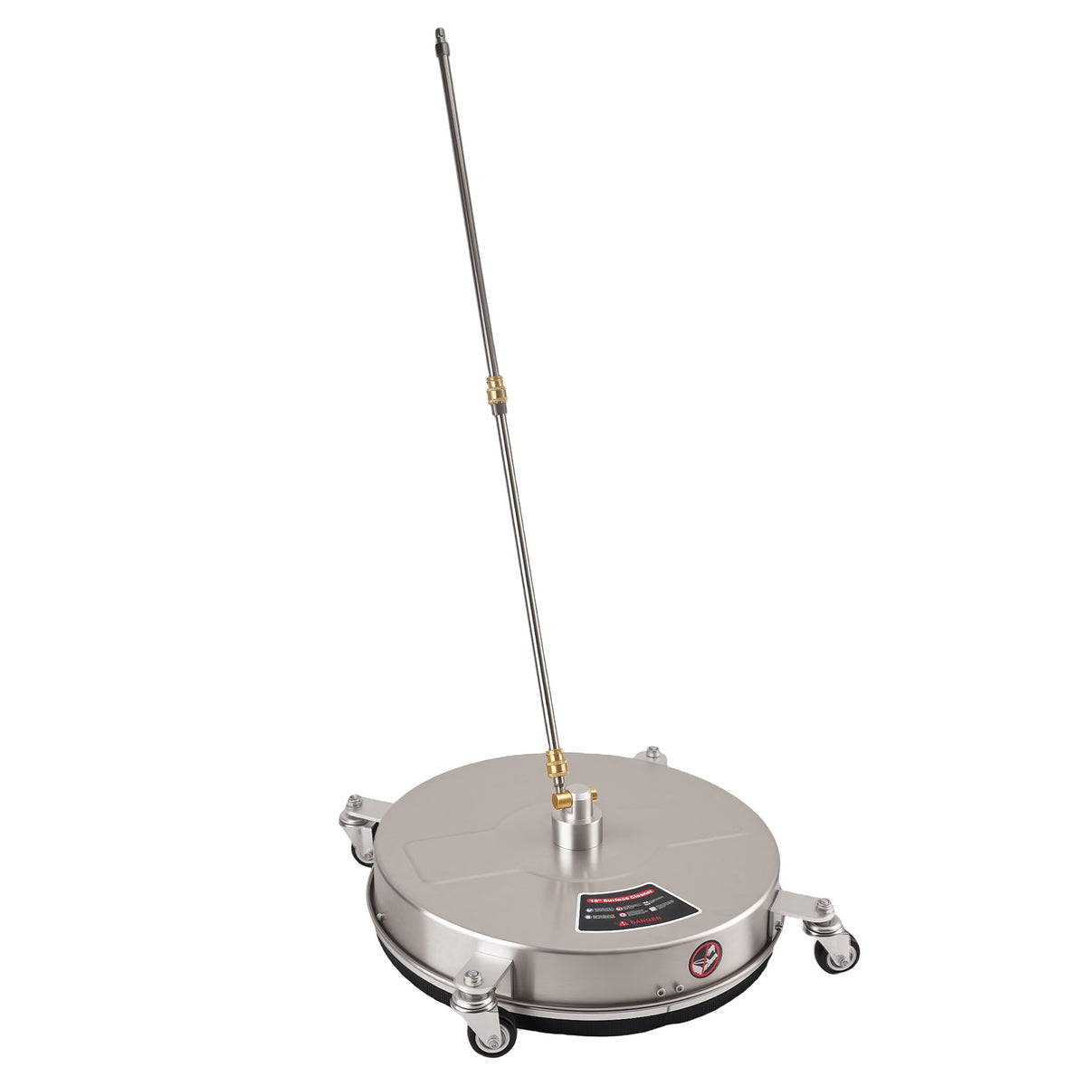 Pressure Washer Surface Cleaner 4000 PSI with 4 Wheels 2 Extended Wands