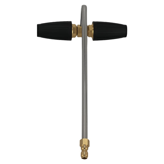 360° Rotating Gutter Nozzle for Pressure Washer 4000PSI Brass Steel Construction