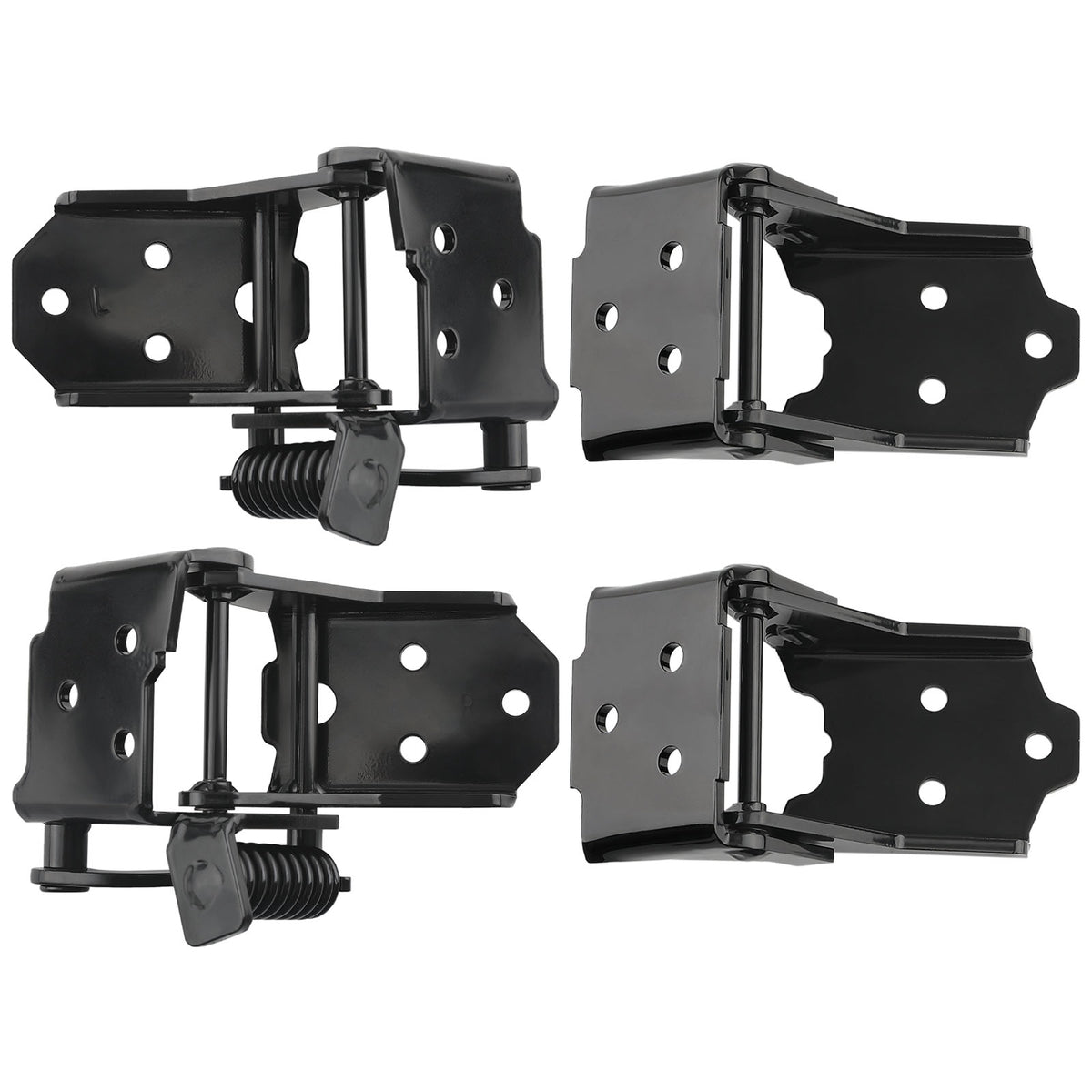 Door Hinges 4pcs Set Upper and Lower Hinge Kit compatible For Camaro Firebird 1970-1981