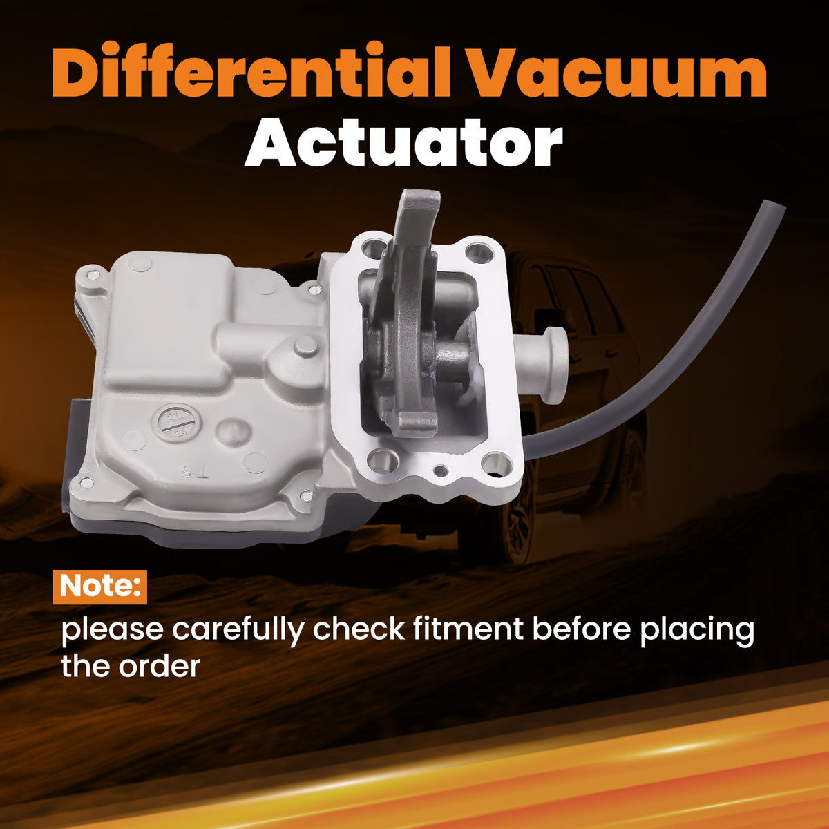 Compatible For Toyota Tacoma 2005-2019 4WD Front Differential Vacuum Actuator 41400-35034
