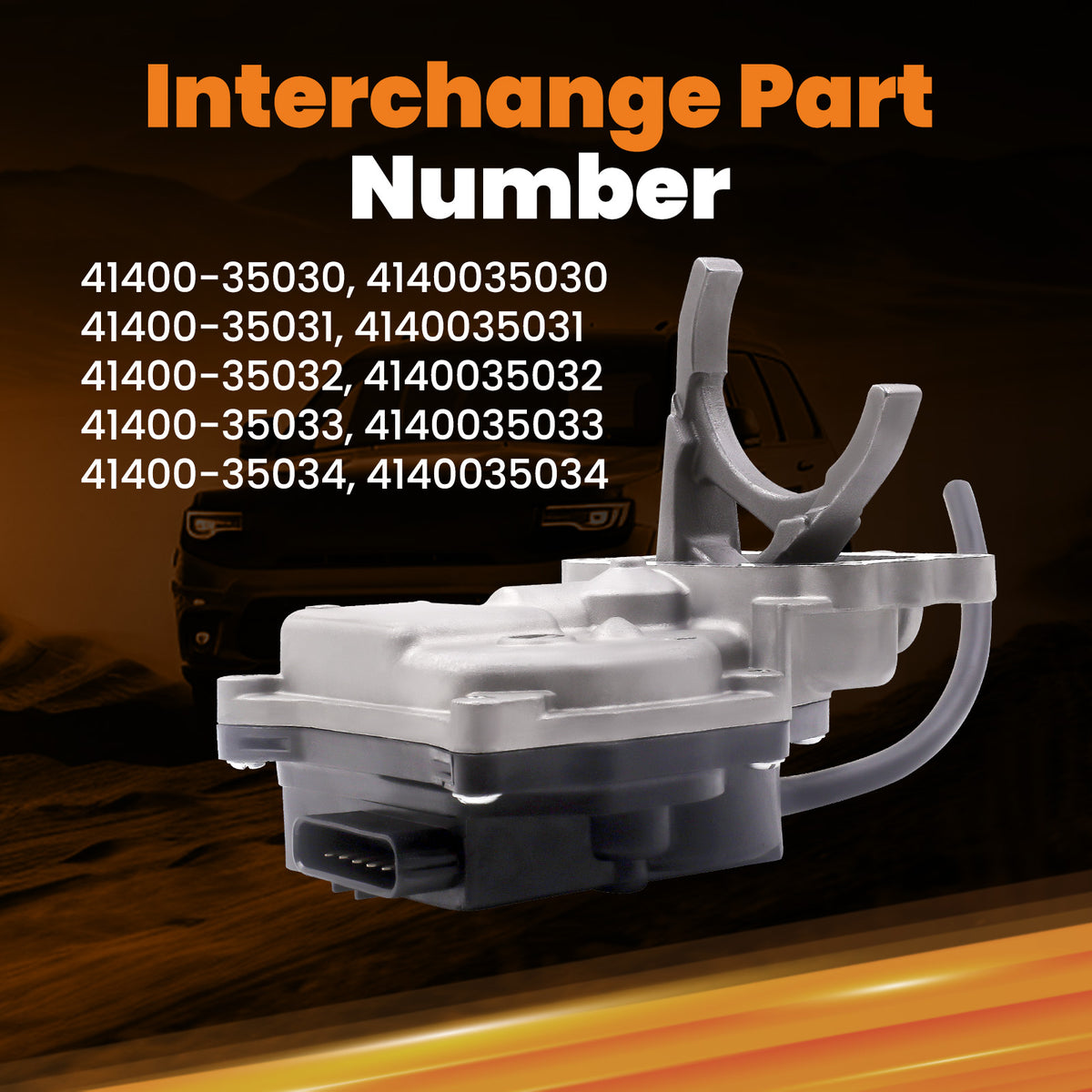 Compatible For Toyota Tacoma 2005-2019 4WD Front Differential Vacuum Actuator 41400-35034