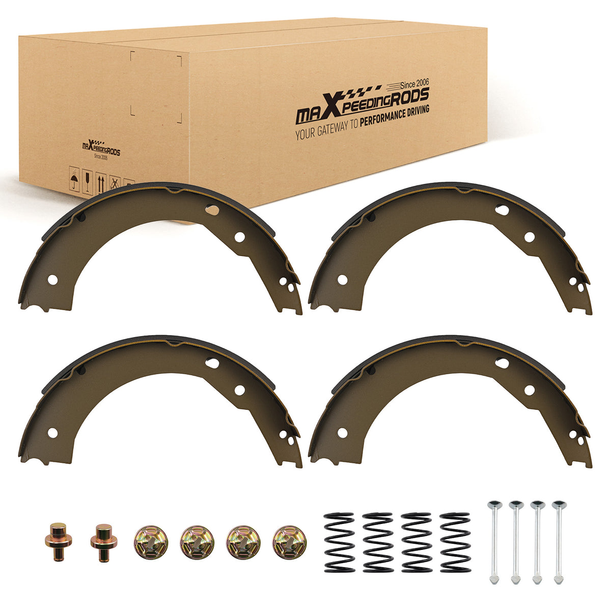Pair(2) 12" Electric Trailer Brake Shoes Replacement Kits For Dexter K71-127-00