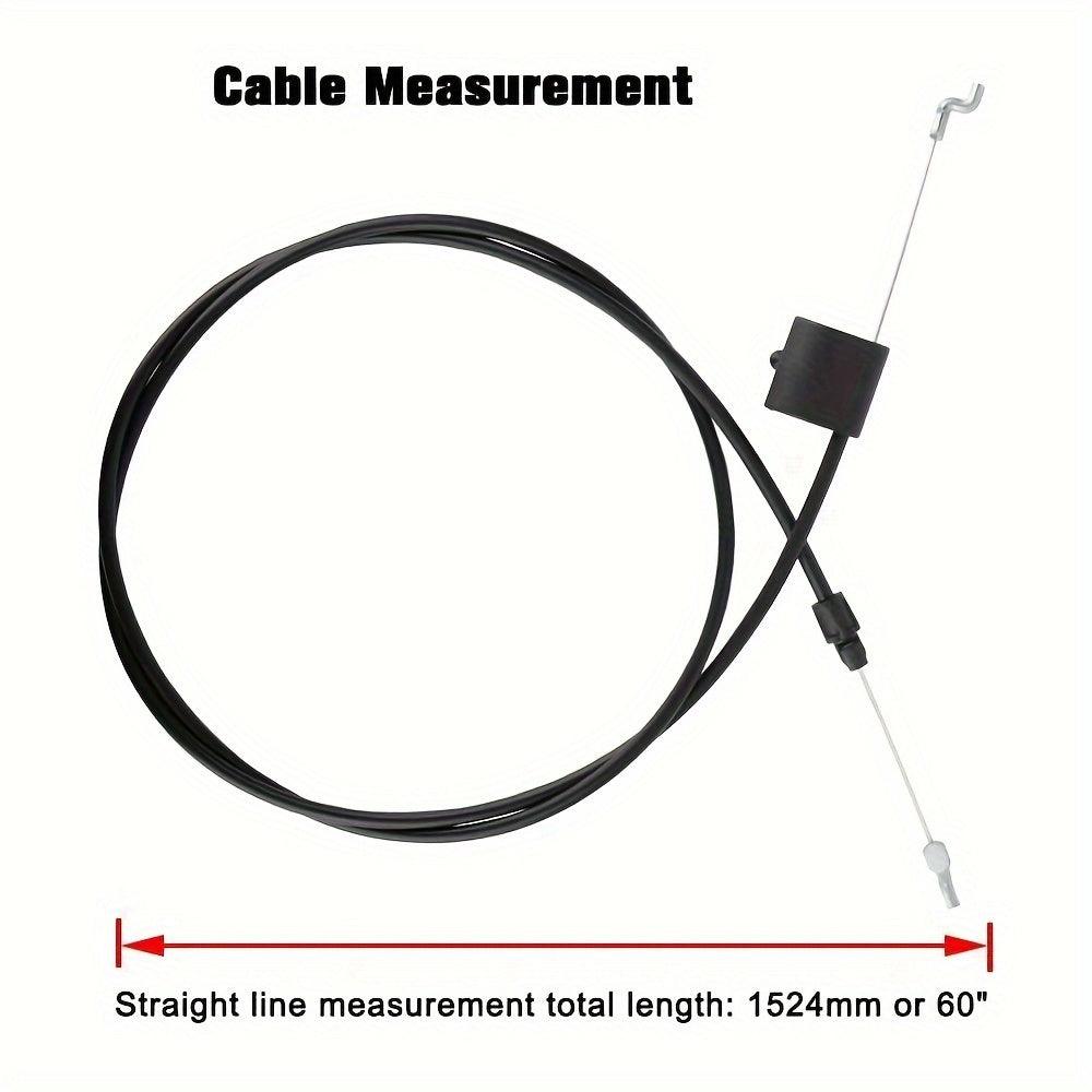 Heavy-Duty Hipa Lawn Mower Control Cable - 60 Long, Durable & Easy Install - Perfect Fit for Craftsman, Poulan, & Weed Eater Models Including 917377540, 917379100, PR675Y22SHP, WM55Y22SA