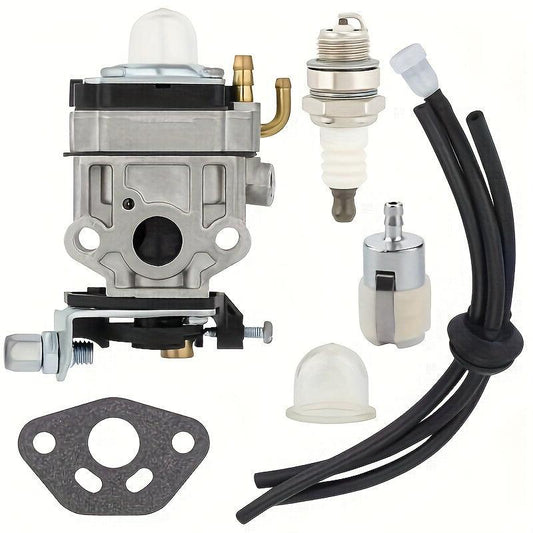 PCV43 Carburetor Kit - Durable & Easy Install for 43cc Gas 2 Cycle Engines - Perfect Fit for Powermate PCV43 Tiller & Echo HCA-260 Trimmer Models - Premium Quality with Enhanced Throttle Response