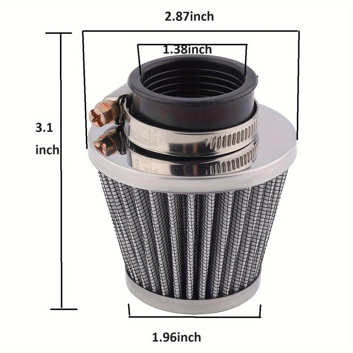 2pcs 35mm Air Filters 4pcs Fuel Filters for 50cc 110cc 125cc Dirt Bike ATV XR50 Moped Scooter