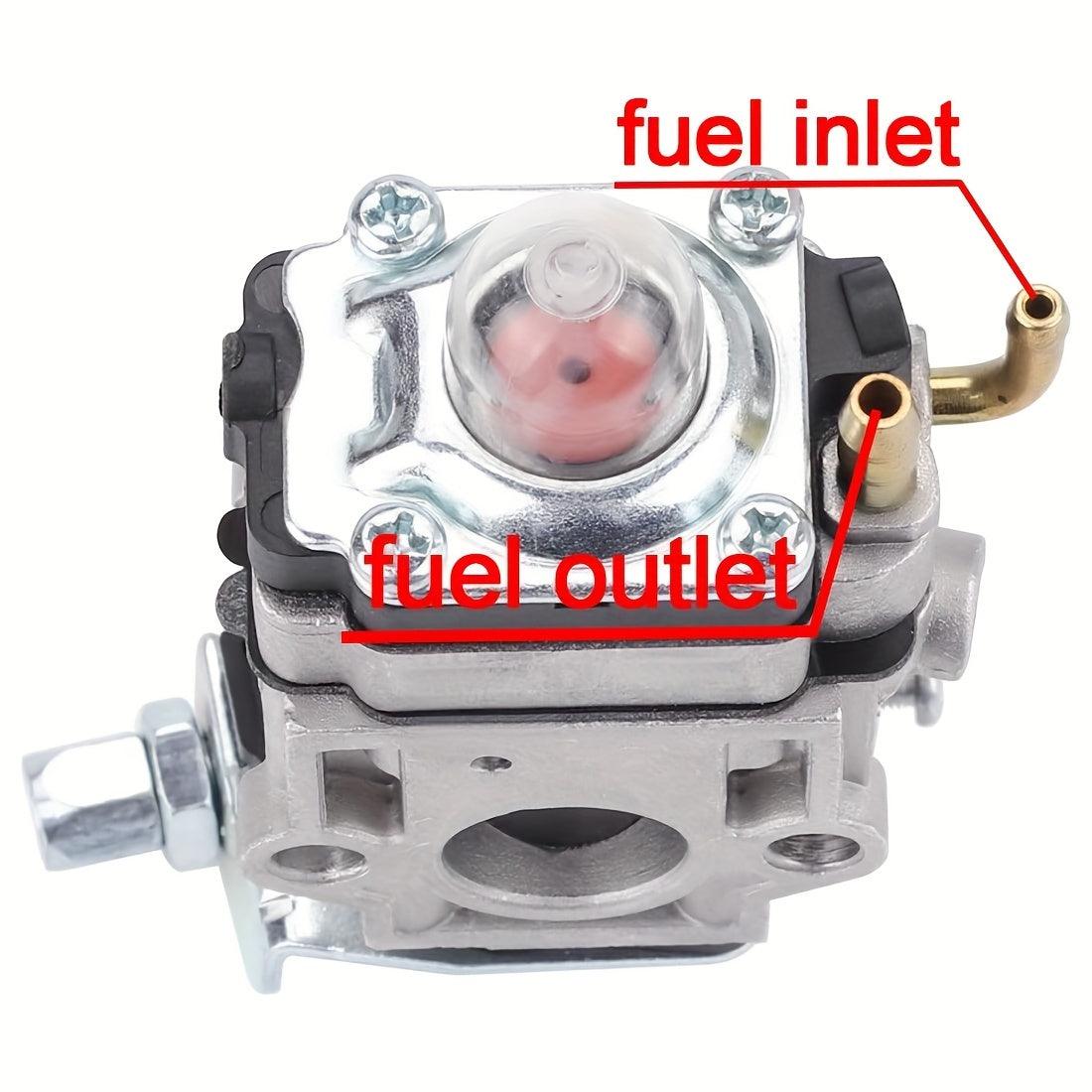 Hipa 531004445 Carburetor Kit, For Husqvarna 145BT H140B 140B 141B Blowers Kawasaki TB43 1E40F-5 BC52 BC520 CG430 CG520 43CC 52CC Trimmers