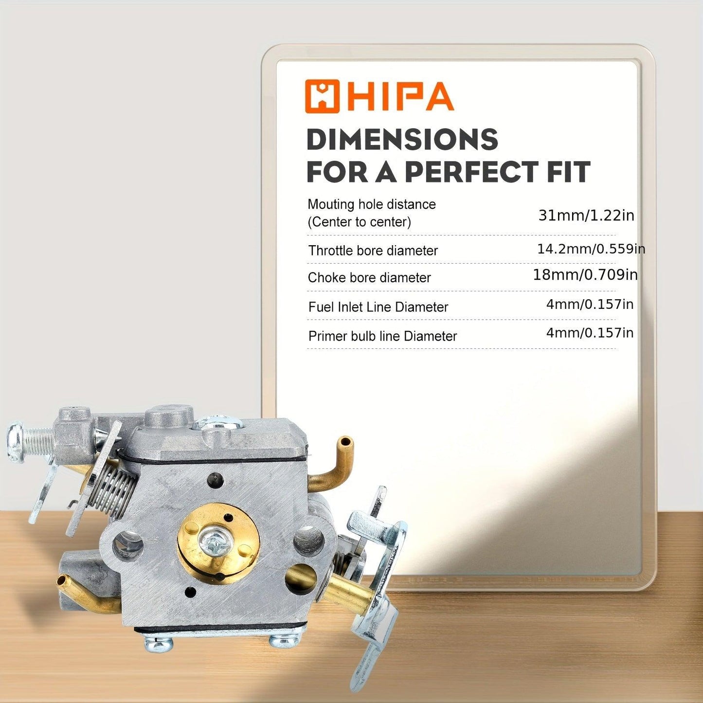 Hipa 596786602 Carburetor for Poulan PR4218a PL3816 PL3314 Chainsaws