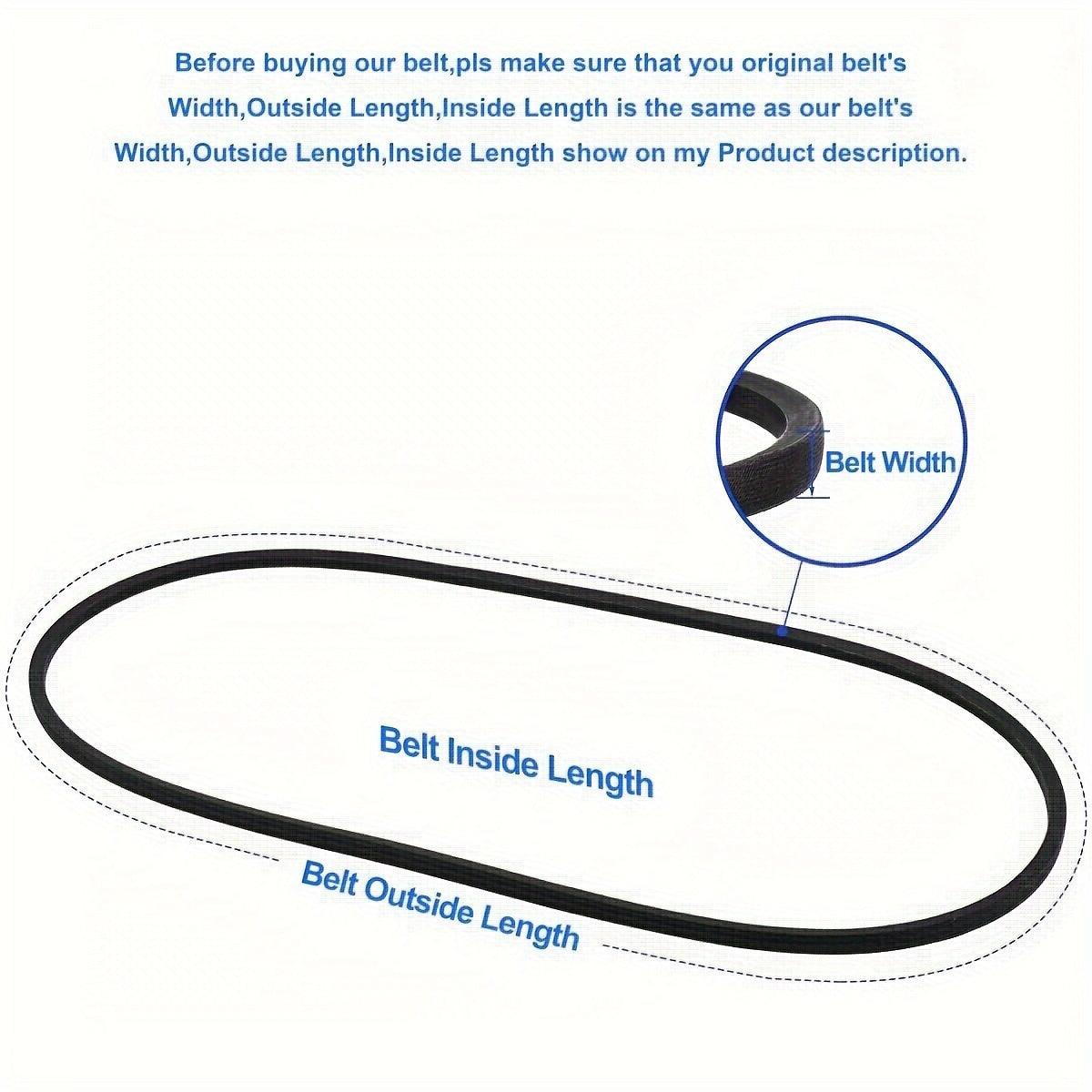 Hipa Premium V-Belt - Durable Replacement for Husqvarna GTH 220 Lawn Mower - 1/2 X 95 - Compatible with AYP, Sears, Roper Models - Ensures Smooth, Effortless Mowing Experience