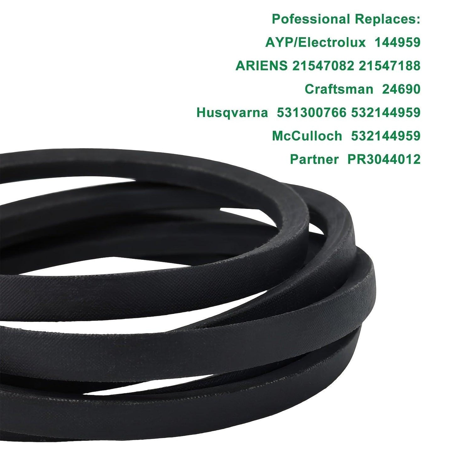 Hipa Premium V-Belt - Durable Replacement for Husqvarna GTH 220 Lawn Mower - 1/2 X 95 - Compatible with AYP, Sears, Roper Models - Ensures Smooth, Effortless Mowing Experience