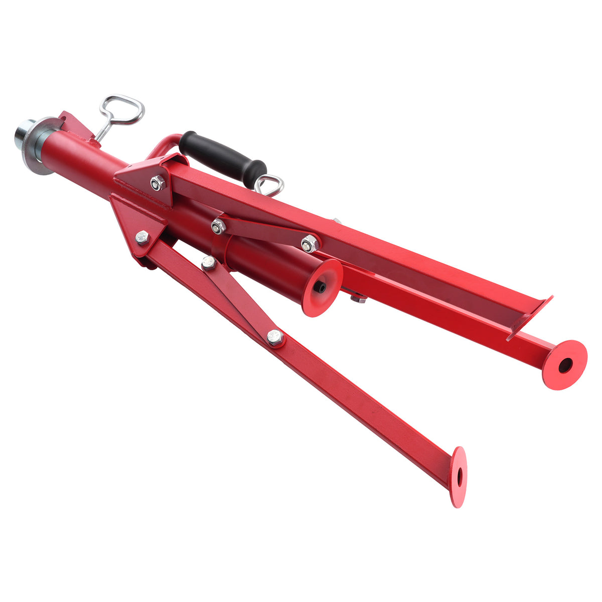 Adjustable Pipe Jack Stand V-Head Steel 28-52in 2500lbs Tripod Support