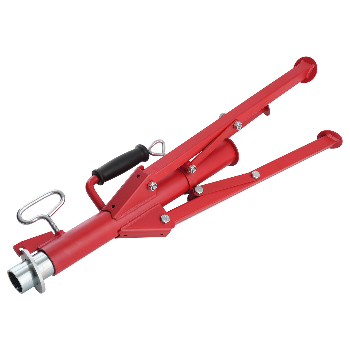 Adjustable Pipe Jack Stand V-Head Steel 28-52in 2500lbs Tripod Support