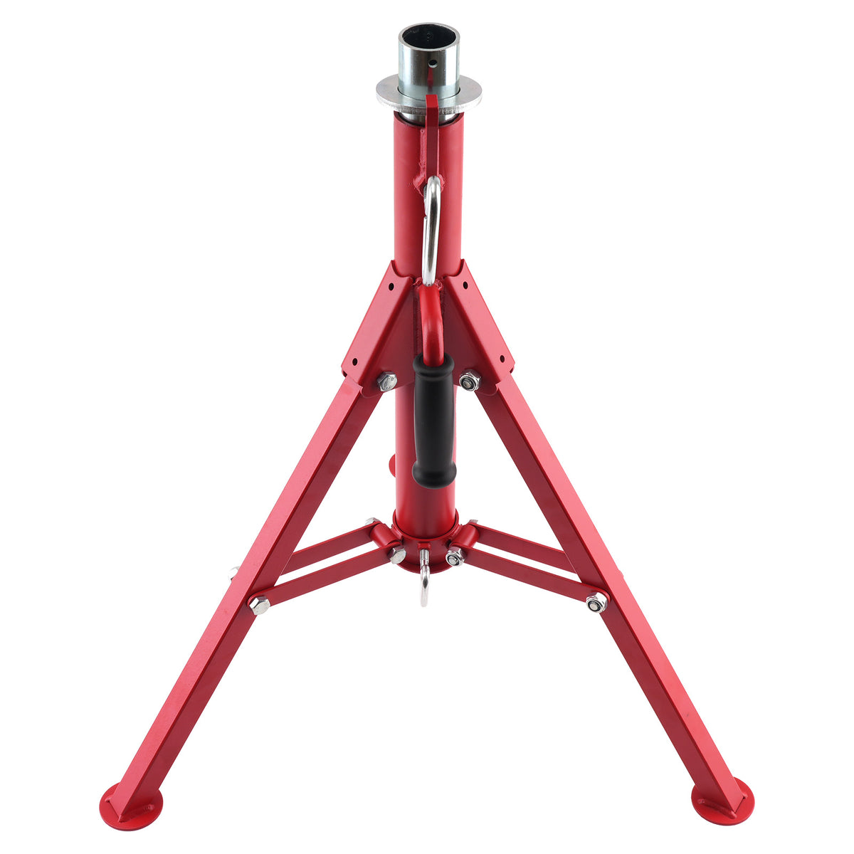 Adjustable Pipe Jack Stand V-Head Steel 28-52in 2500lbs Tripod Support