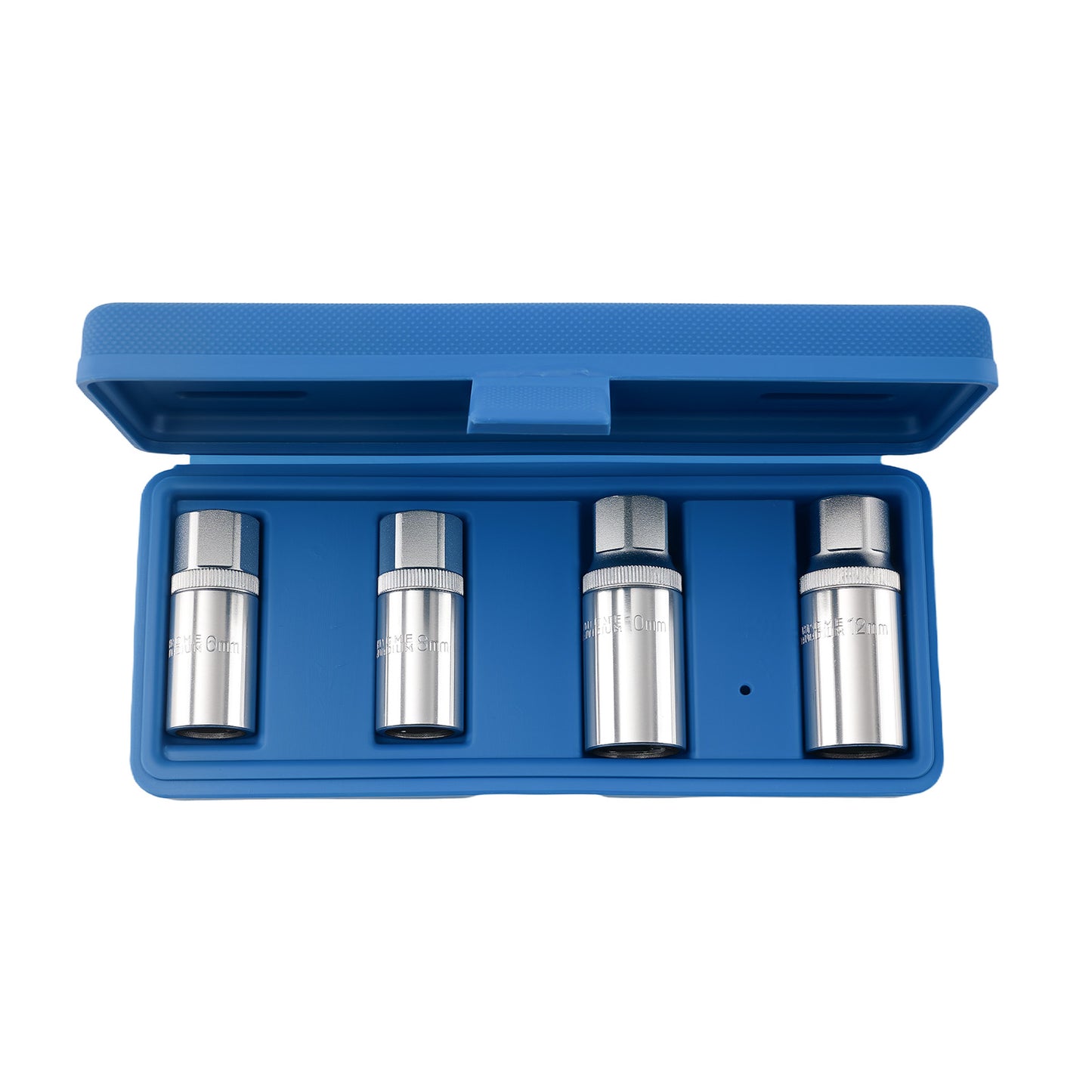 1/2in Drive Stud Extractor Set for Auto Repair 6-12mm CRV Steel Professional 4X