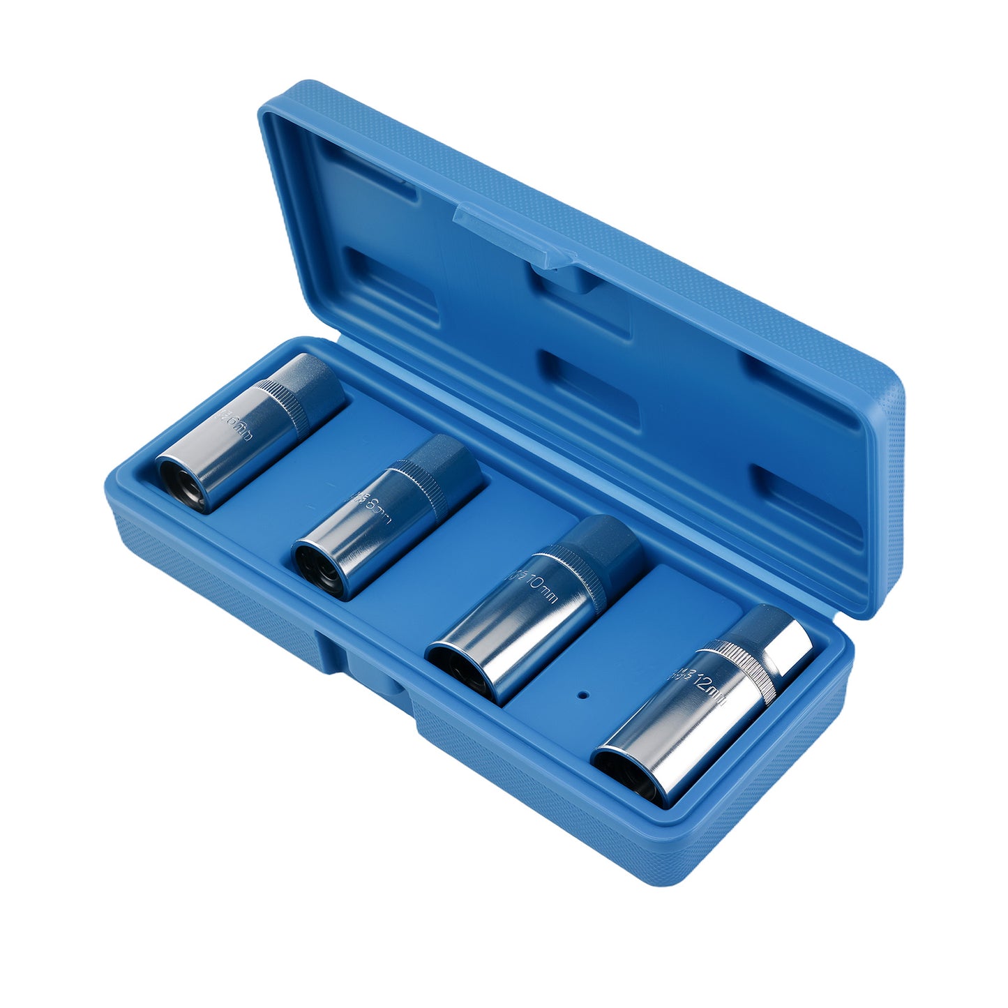 1/2in Drive Stud Extractor Set for Auto Repair 6-12mm CRV Steel Professional 4X