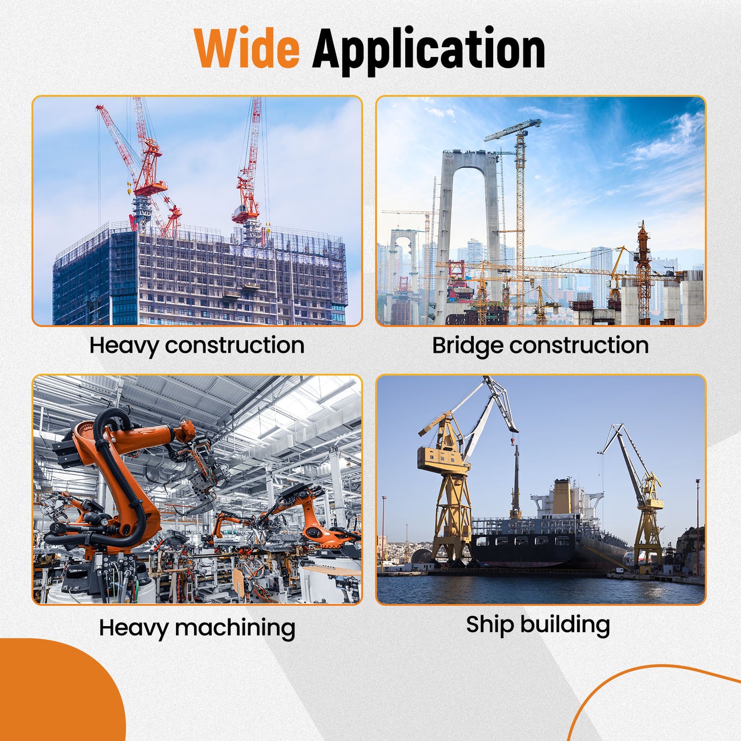 1.5‘’ Brute Force C-Clamp1-3/4 Opening Capacity 1-7/16 Throat For Shipbuilding