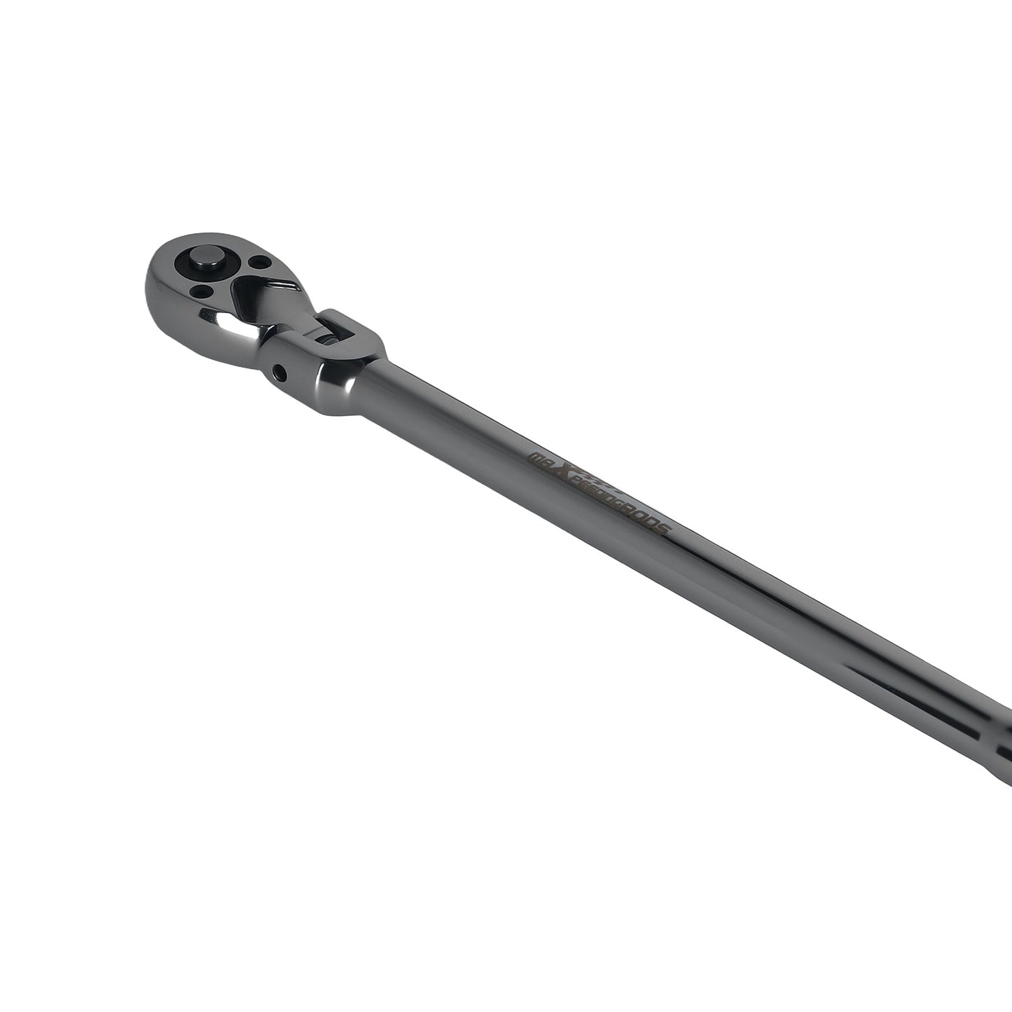 1/4in Drive Flex Head Ratchet 72-Tooth Quick Release 12in Long Handle