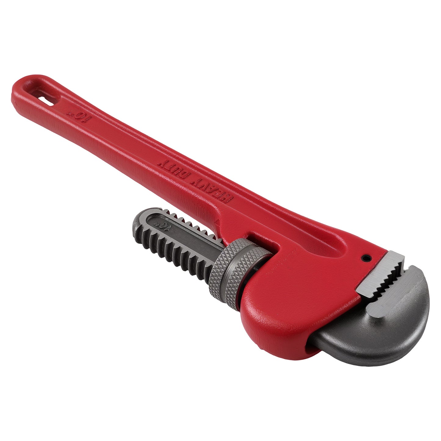 10 in Adjustable Heavy Duty Pipe Wrench CRV 250mm Jaw Plumbing Wrench Tool