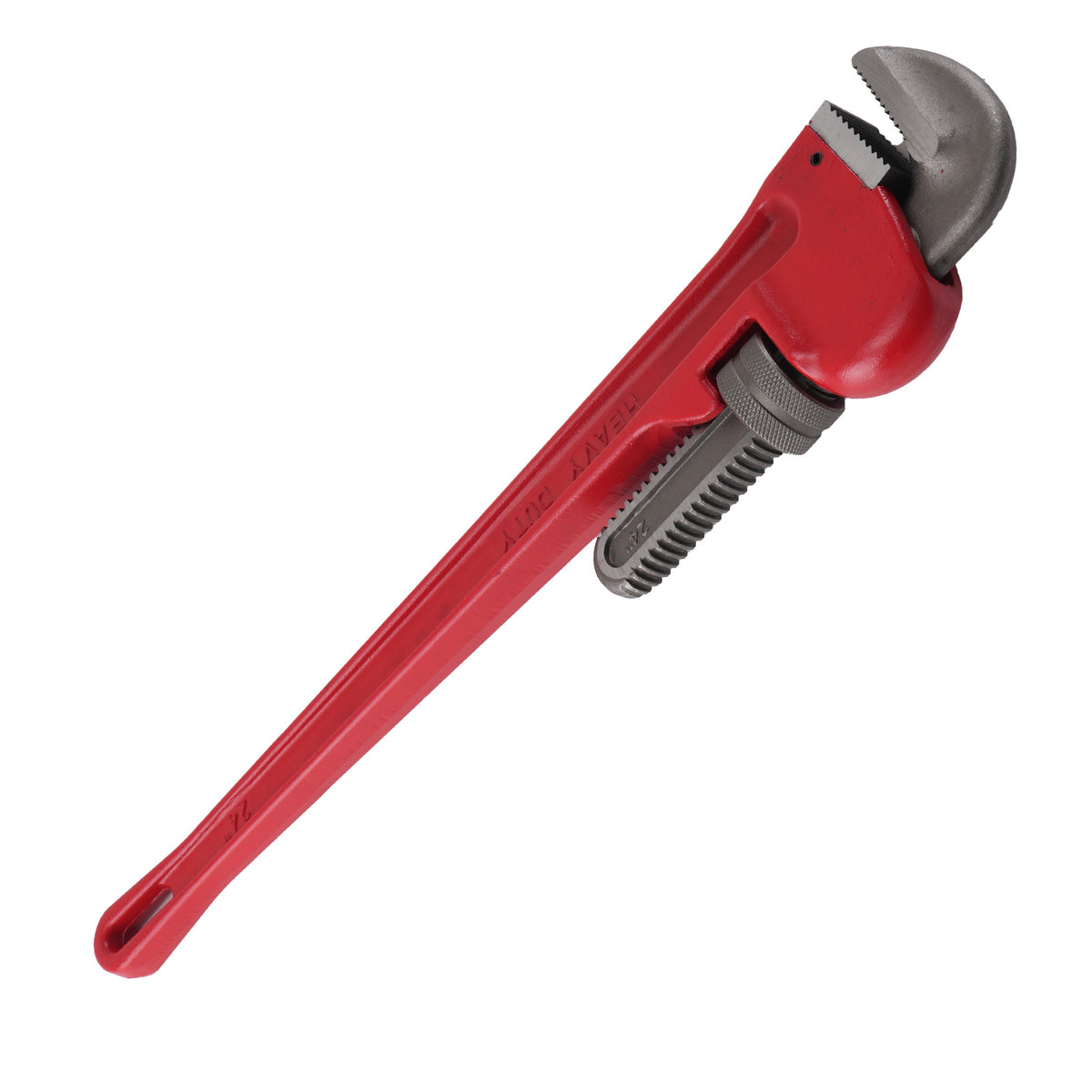 24 inch Adjustable Pipe Wrench Heavy Duty 85mm Jaw Capacity Plumbing Repair