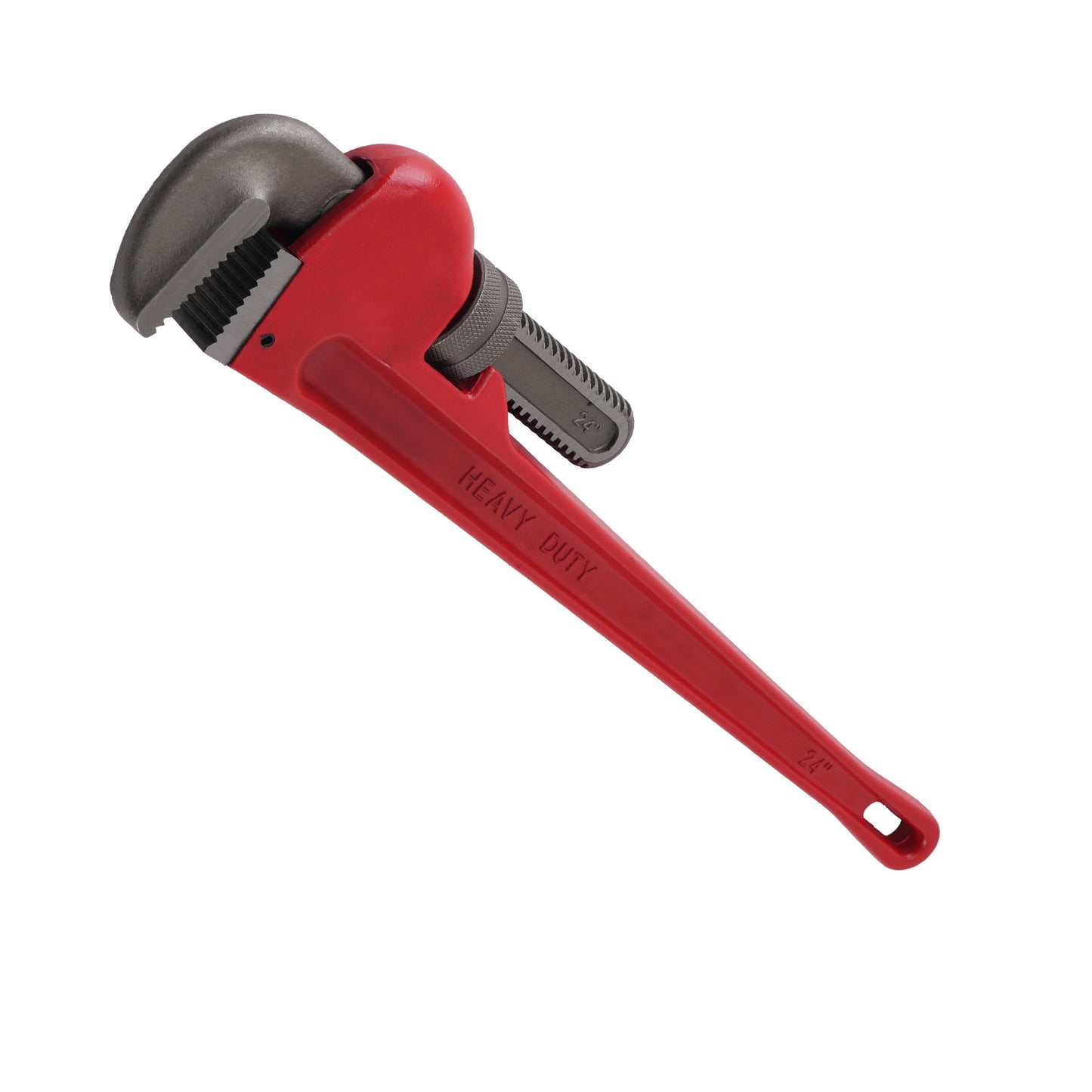 24 inch Adjustable Pipe Wrench Heavy Duty 85mm Jaw Capacity Plumbing Repair