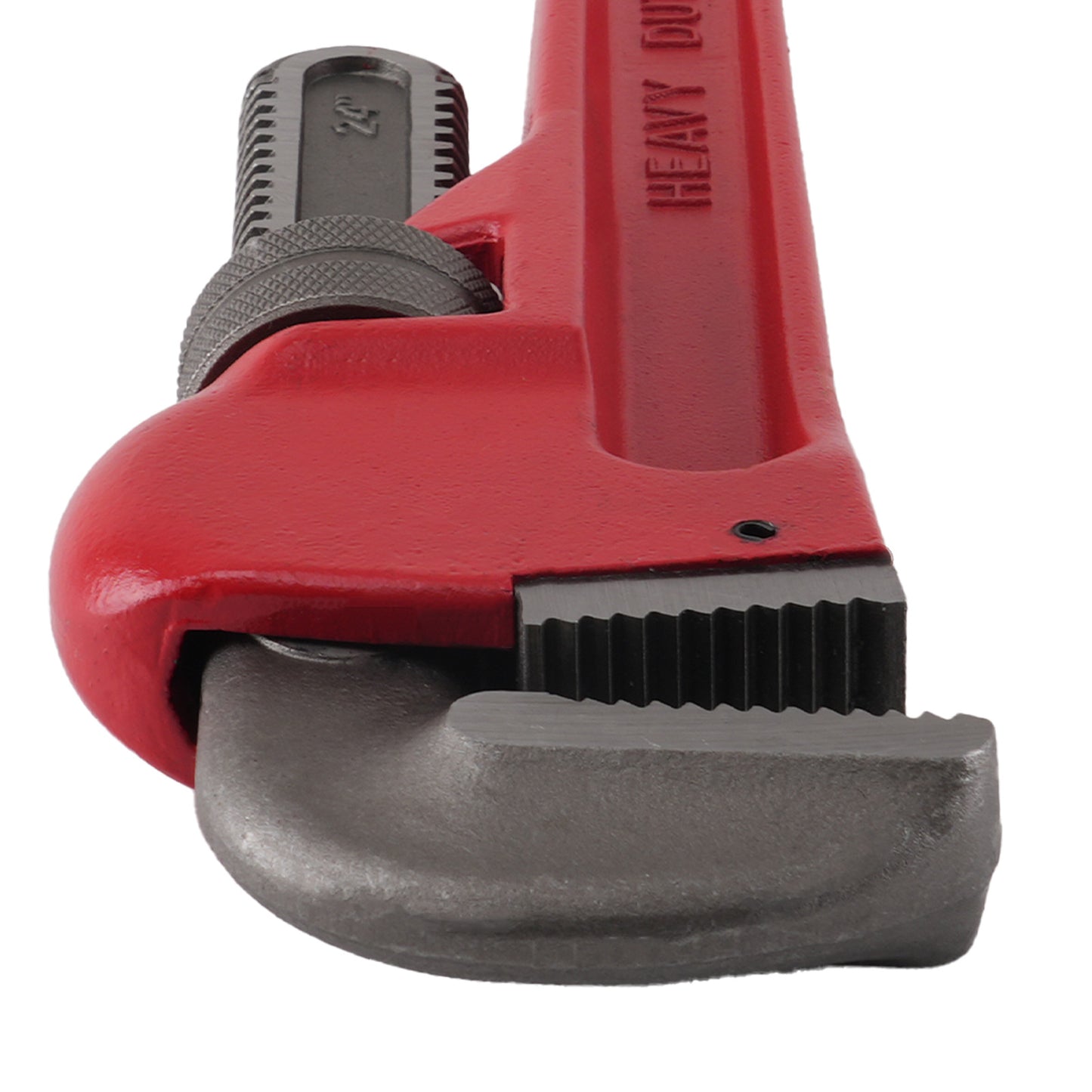 24 inch Adjustable Pipe Wrench Heavy Duty 85mm Jaw Capacity Plumbing Repair