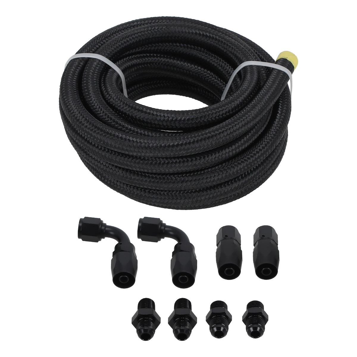 Transmission Cooler Hose Line 6AN Hose Line Kit compatible For GM 4L60E 4L65E