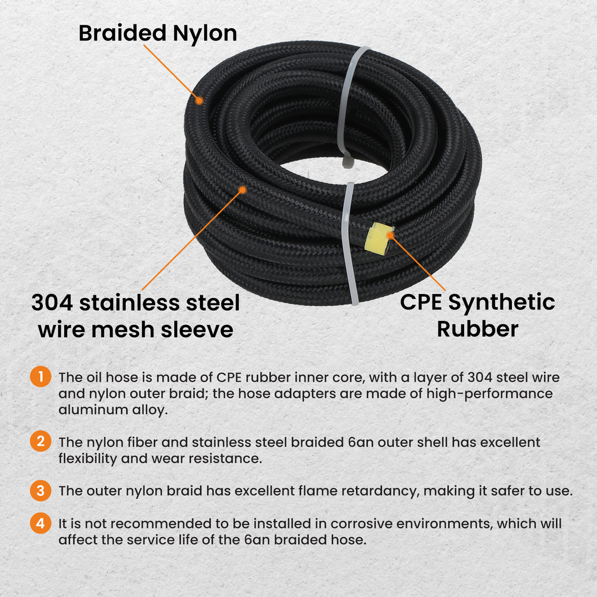 Transmission Cooler Hose Line 6AN Hose Line Kit compatible For GM 4L60E 4L65E