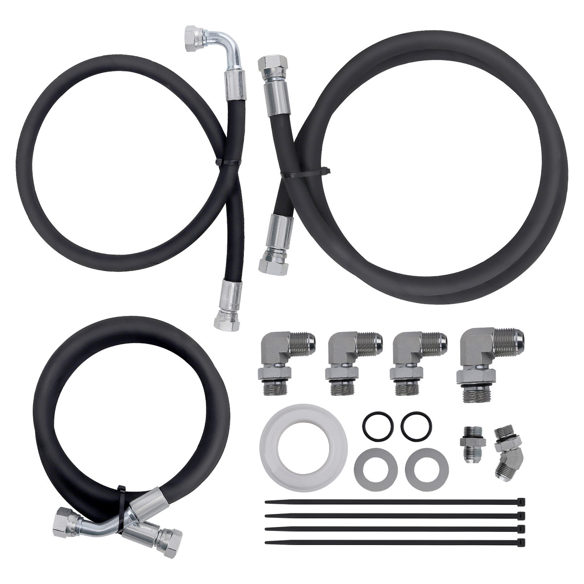 Transmission Cooler Hose Wire Kit compatible For GM Duramax Pickups Transmission 6.6L 15-16