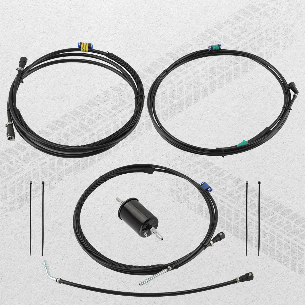 Fuel Lines compatible For Chevrolet Silverado 1999-2003 compatible For GMC Sierra 1500 2500 3500 FG0053