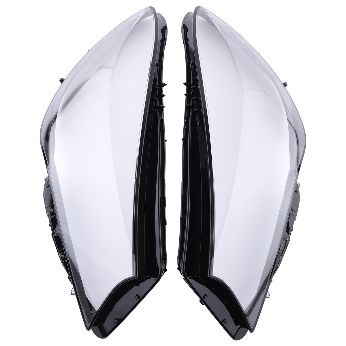 Left+Right Headlamp Headlight Lens Cover compatible For Mercedes Benz W117 CLA250 CLA45