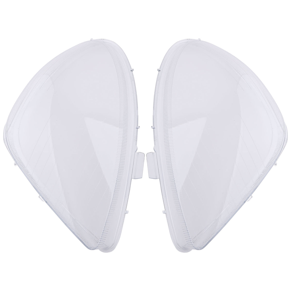 A Pair Headlamp Headlight Lens Cover compatible For Mercedes-Benz R171 SLK 2005-2011 Clear