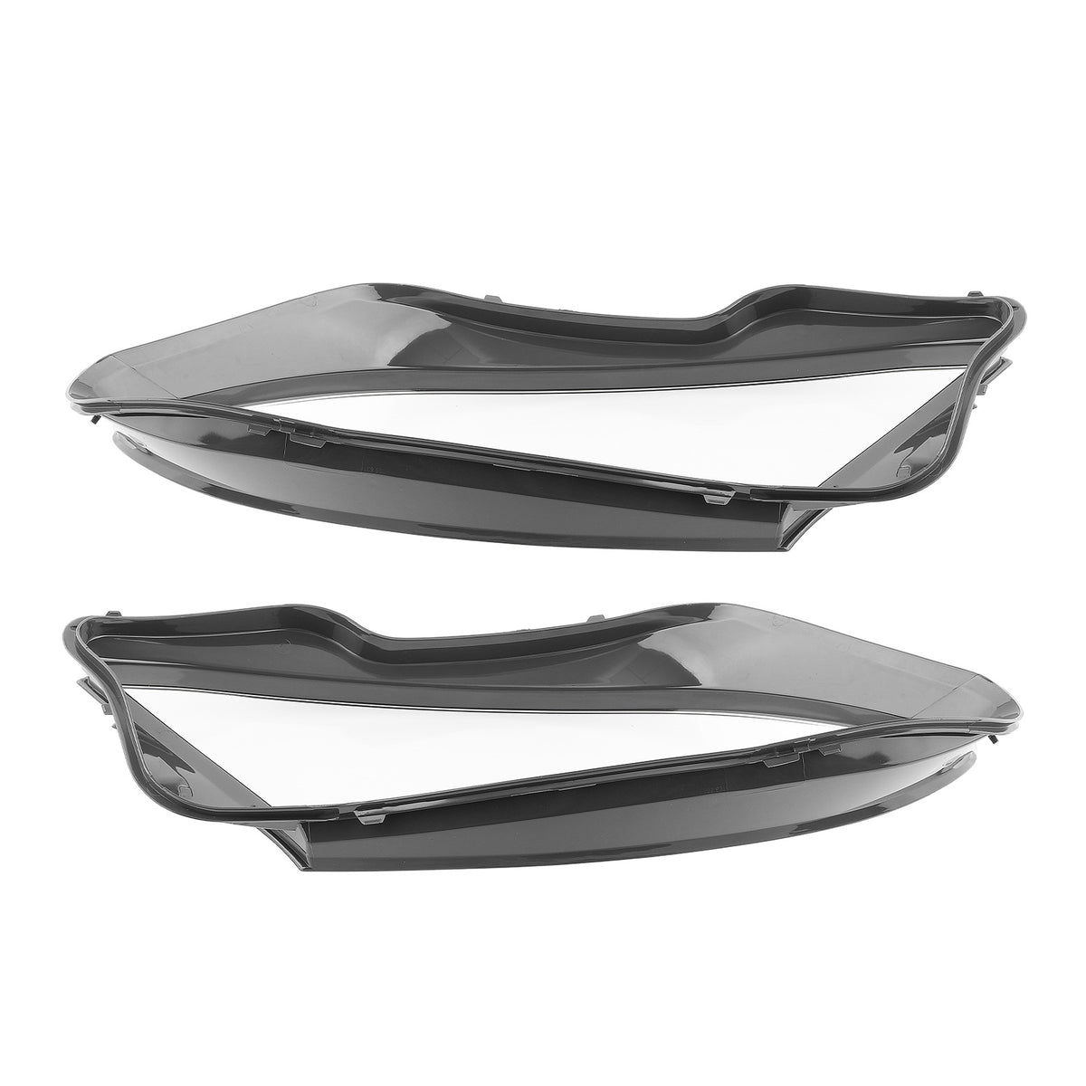 A Pair Headlight Lens Cover compatible For Mercedes-Benz W2222014 2015 2016 2017 Smooth