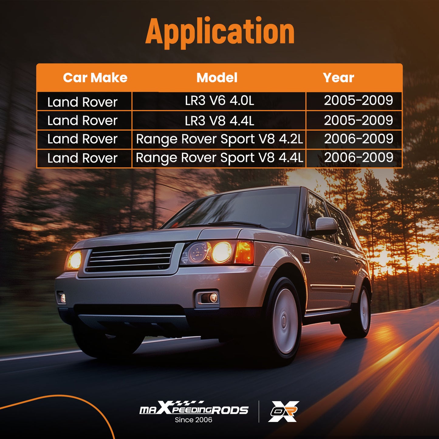 Rear Right Leveling Height Sensor compatible for Land Rover LR3 compatible for V8 4.4L 2005-2009 Petrol