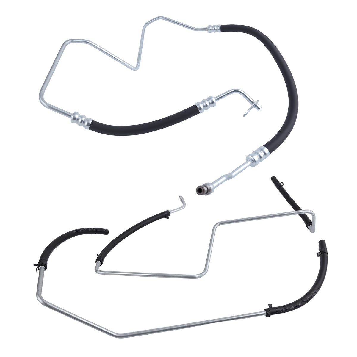Power Steering Pressure Return Hose compatible For Chevrolet GMC EXT 4.2L 2003-06 92081