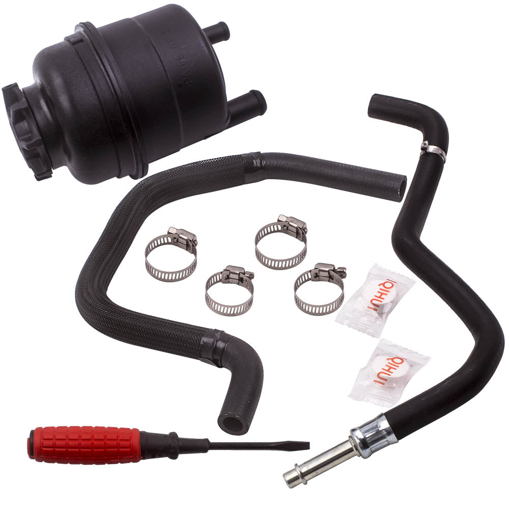 Power Steering Reservoir and Hose Kit compatible For BMW 5 7 compatible For BMW E38 E39 M52 M54 32416851217